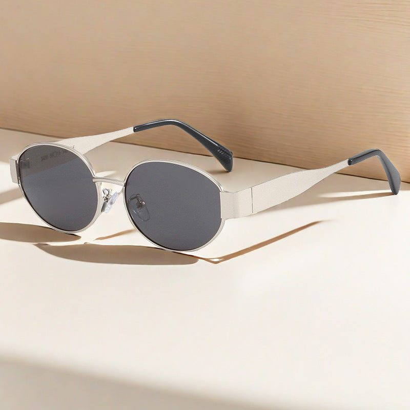 Oval Metal Sunglasses | UV400 Vintage Full Frame – 7 Styles
