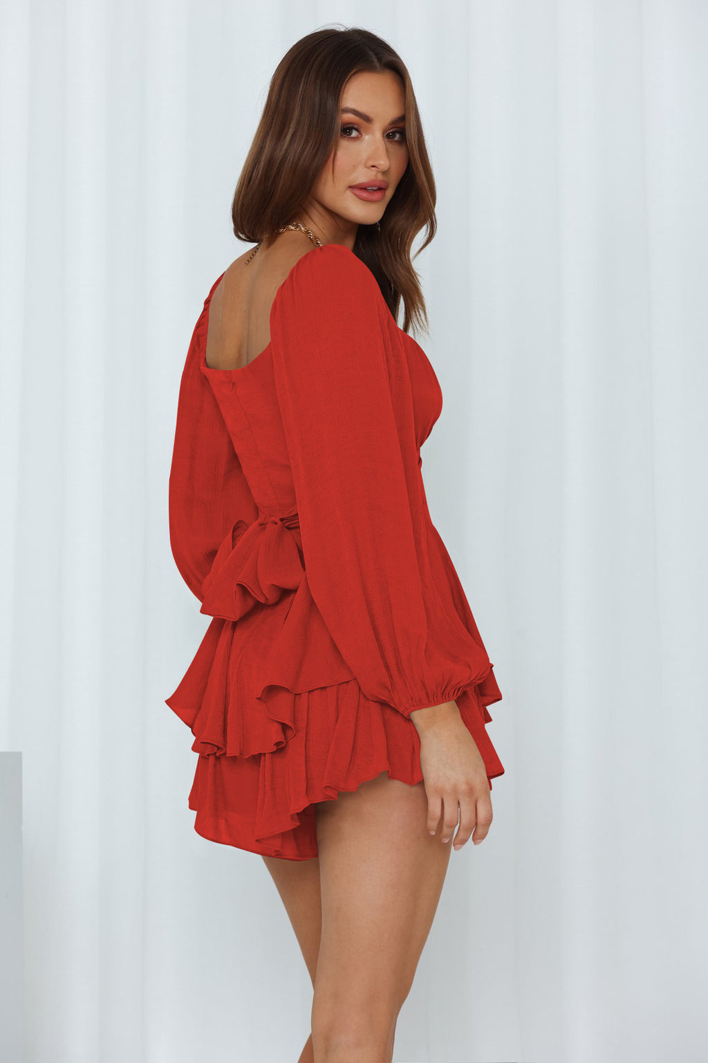 Women's Puff Sleeve Ruffle Shorts Jumpsuit – Black S | AdriaPulse