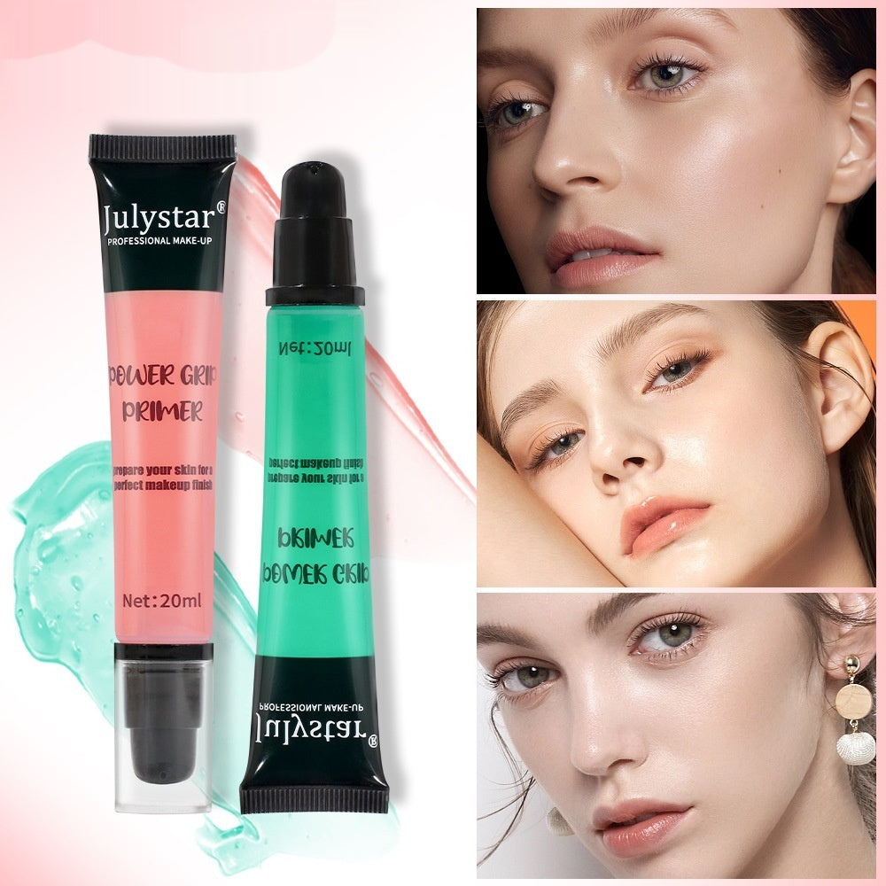 Invisible Pore Gel Makeup Primer – Moisturizing Eye & Face Isolation Base | Pink & Green | 20ml
