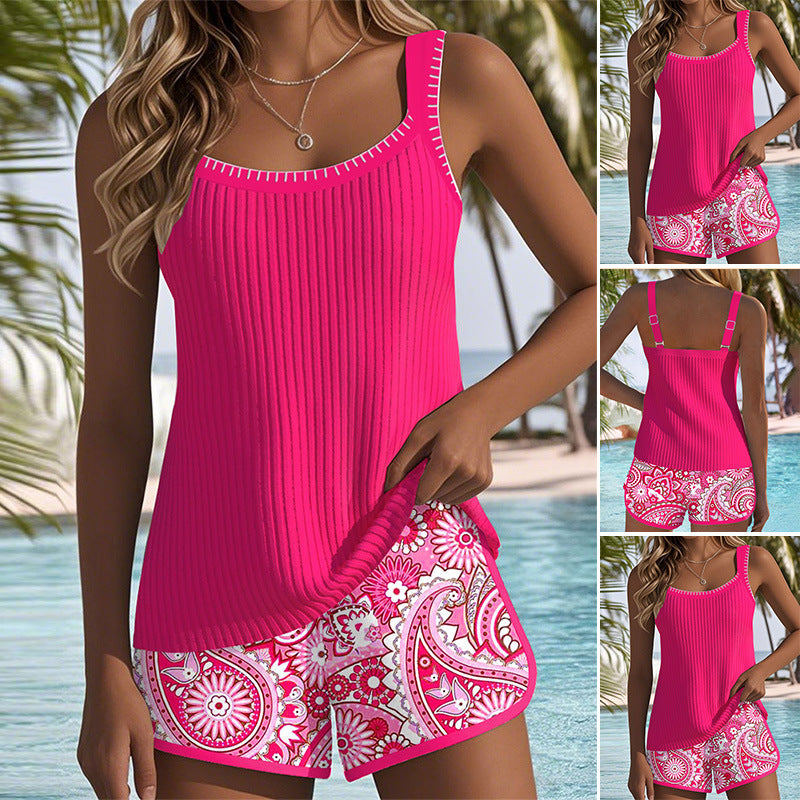 Women's Solid Color Sexy One-Piece Swimsuit – AdriaPulse
