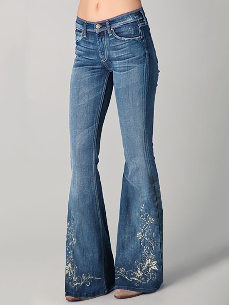 Women's Slim Fit Denim Jeans – Multi-Style Straight Leg Pants