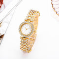 Women's Diamond Alloy Quartz Watch Fashion Style – Gold | AdriaPulse