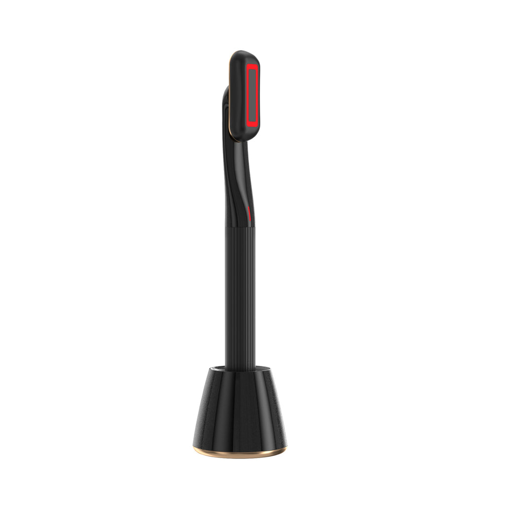 5-in-1 Skincare Wand Black — Microcurrent Red LED | AdriaPulse