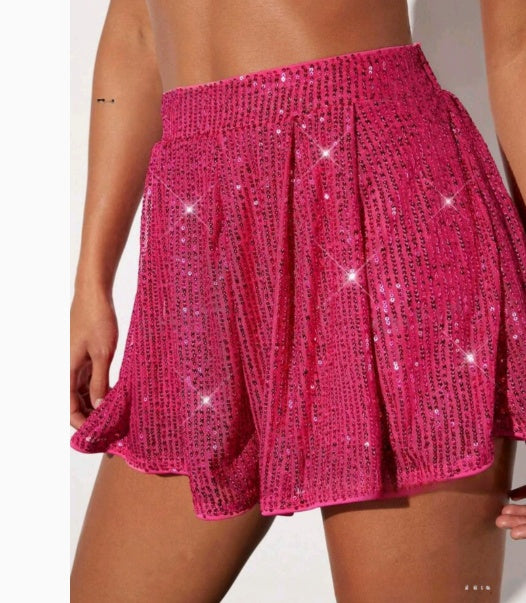 Women's Sequined Shorts  — AdriaPulse