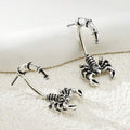Scorpion Stud Earrings – Electroplated Alloy Geometric Unisex Jewelry