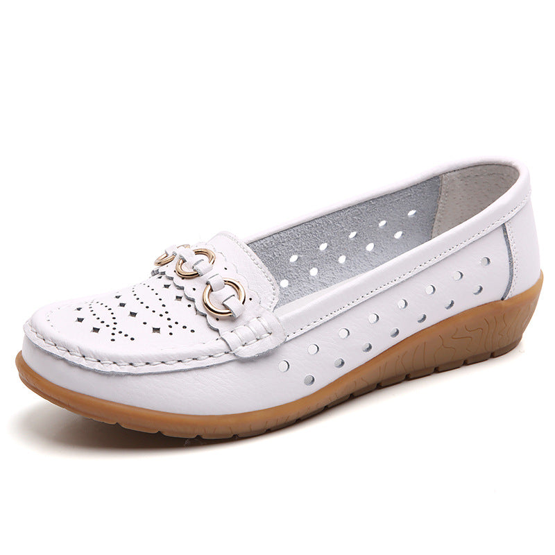 Maternity Wedge Shoes – Plus Size Slip-On Driving Shoes for Pregnancy, Spring & Autumn
