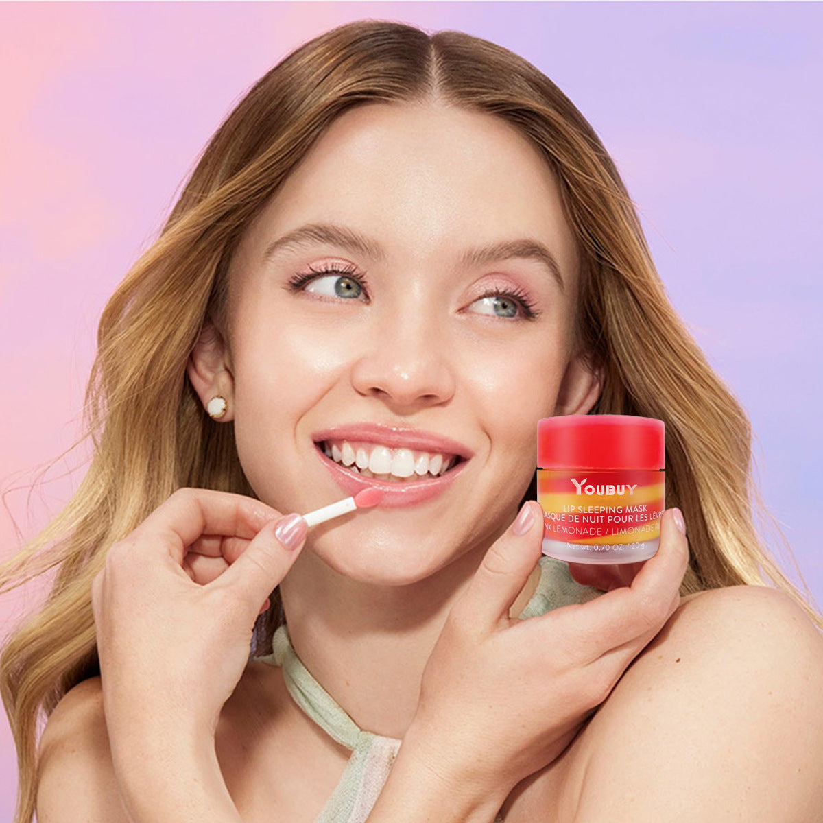 Two-Color Lip Balm – Exfoliating & Hydrating Lip Mask 20g
