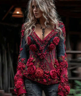 Heiß begehrtes stylisches bedrucktes Sweatshirt für Damen