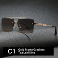 Herren quadratische Metallsonnenbrille | UV400 Vintage Autofahrerbrille – 6 Styles