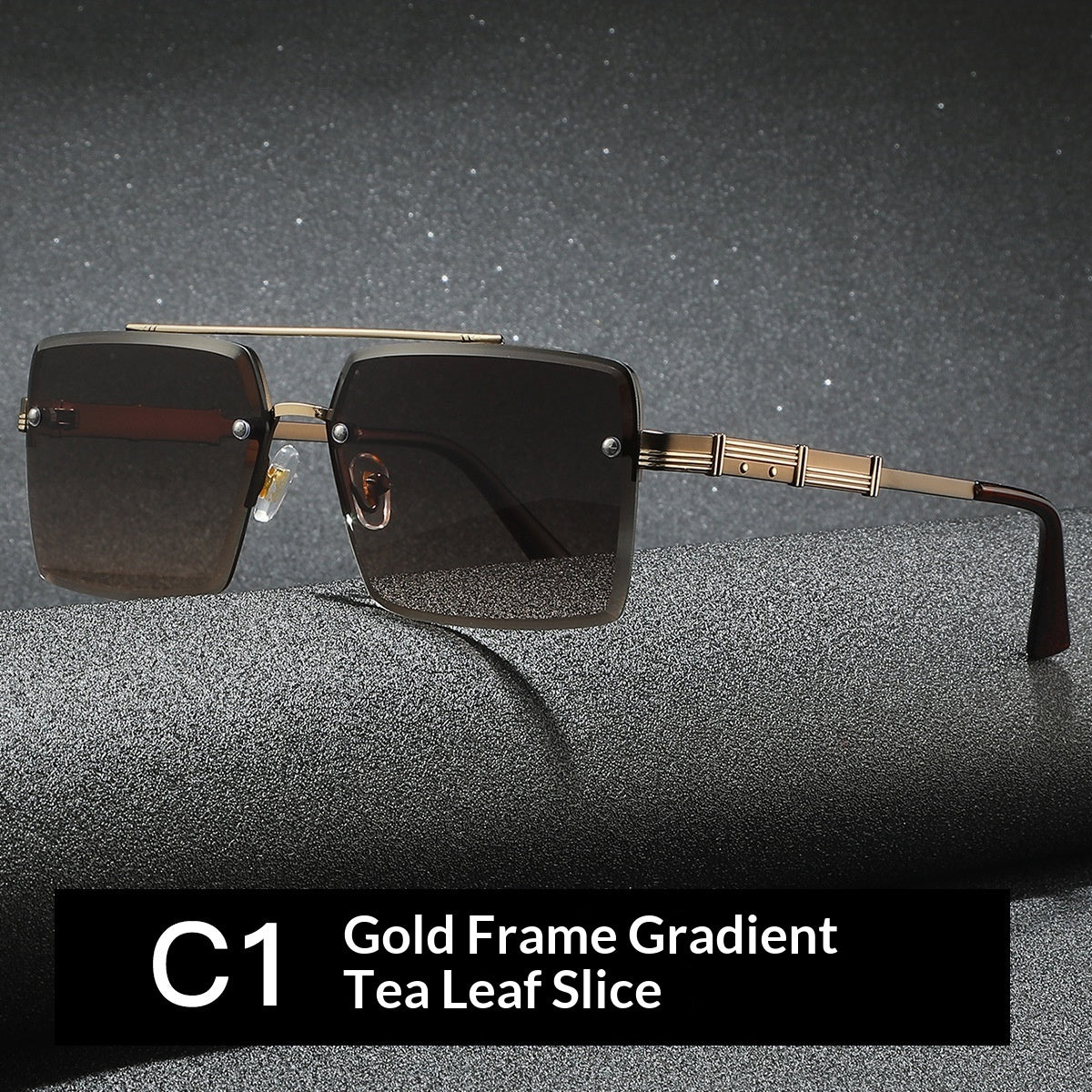 Men's Square Metal Sunglasses | UV400 Vintage Driving – 6 Styles