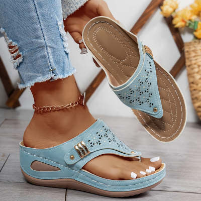 Women's Wedge Platform Roman Sandals PU – | AdriaPulse