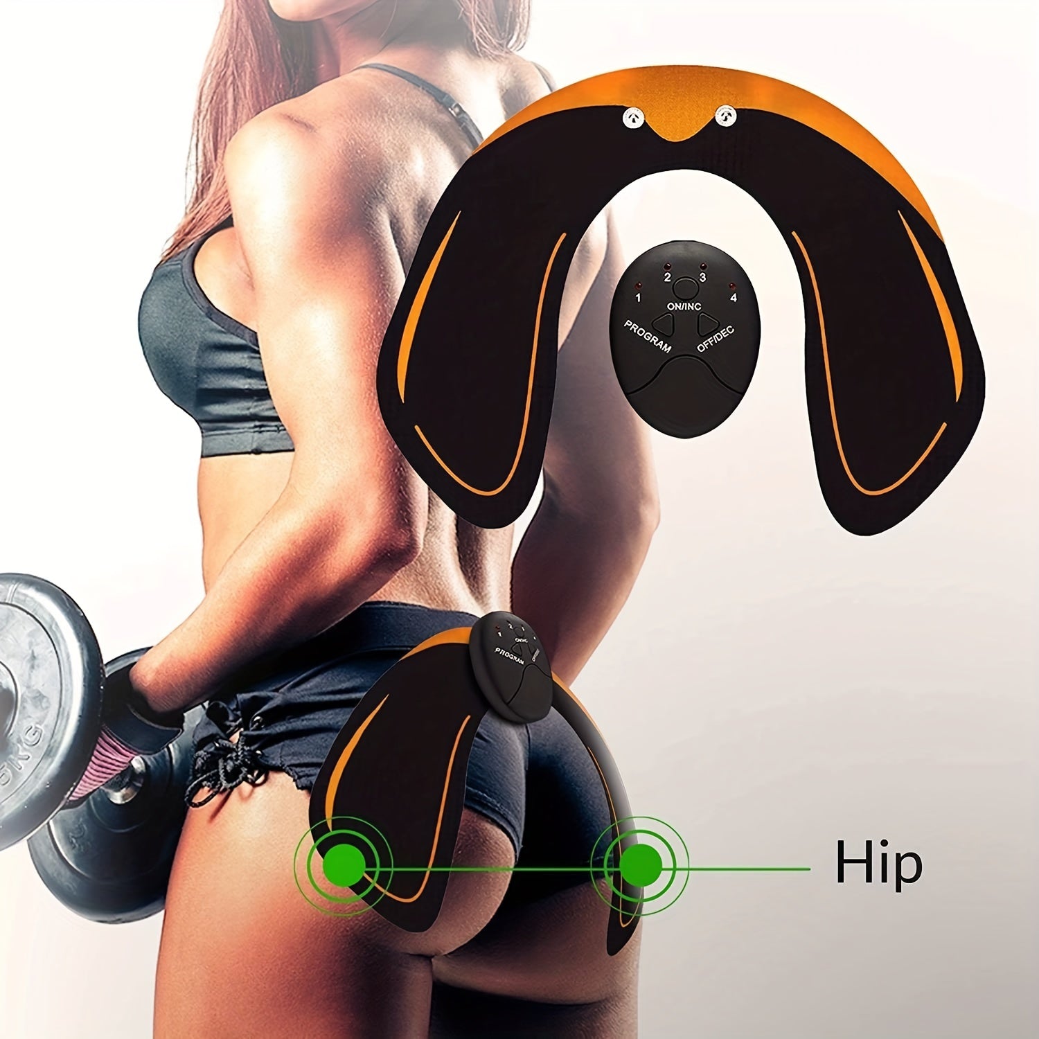 Hip Trainer Buttock Lift EMS Massage Device U-Shape – AdriaPulse