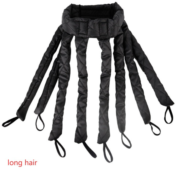 Silk Hair Rollers Curling Rod Black Long Hair – AdriaPulse