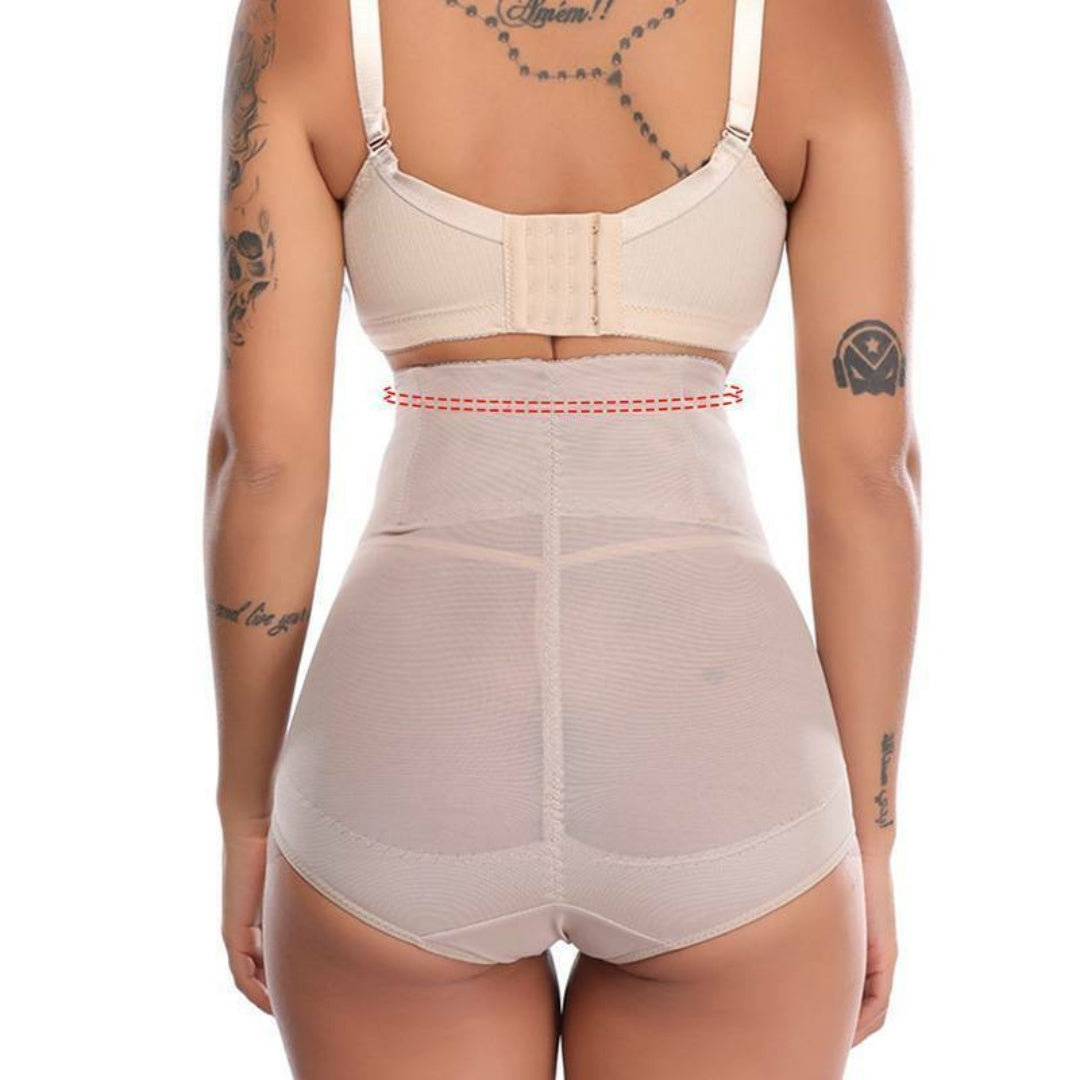Women's High Waist Tummy Control Shapewear – Seamless Butt Lifter Briefs (XL)