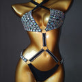 Diamond Chain Bikini Set – Glamour Swimsuit