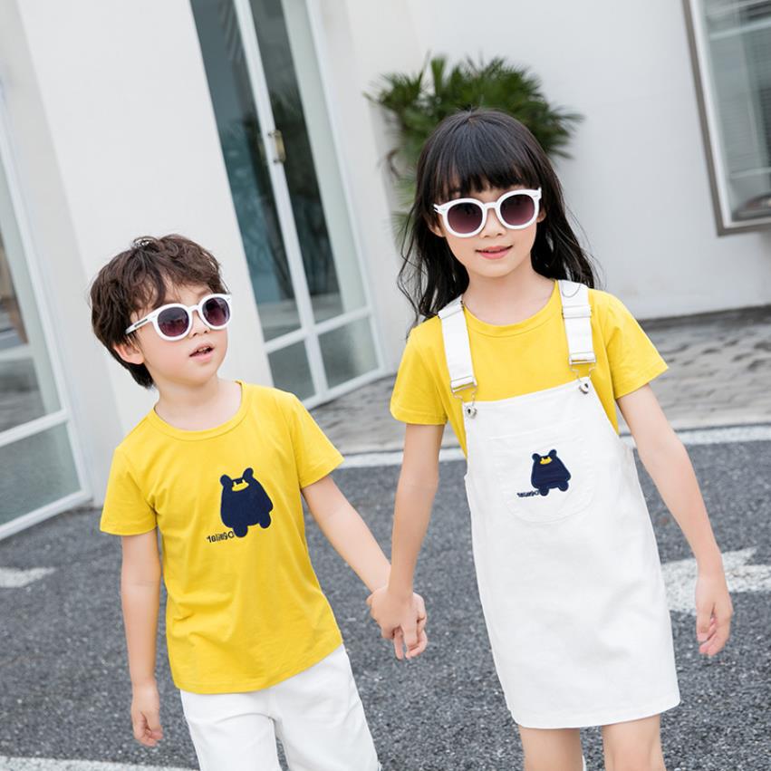 Family Matching Modal T-Shirt Set – Animal & Cartoon Print Short Sleeve for Mom, Dad & Kids – AdriaPulse"