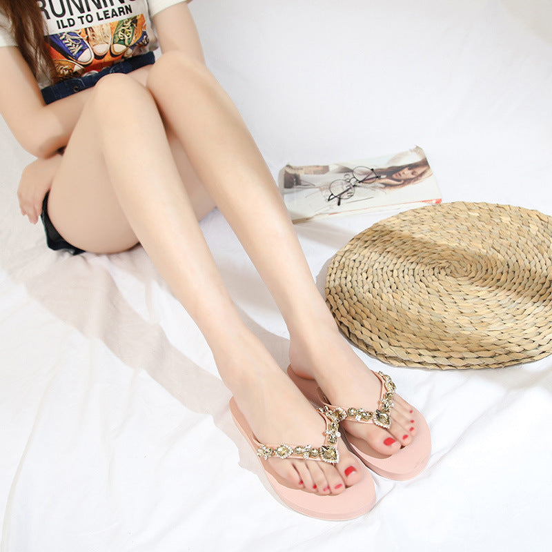 Freizeit-Flip-Flops für Damen – Atmungsaktives Gewebe, rutschfeste Sandalen