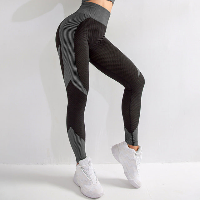 omen's Hollow Seamless Yoga Sweatpants Black – AdriaPulse