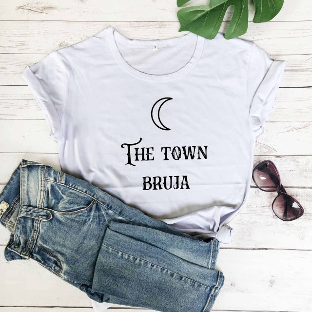Letter Print Cotton T-Shirt | Straight Fit Graphic Tee – Unisex