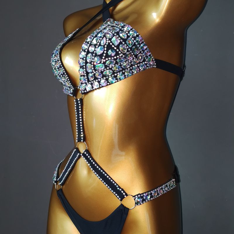 Diamond Chain Bikini Set – Glamour Swimsuit