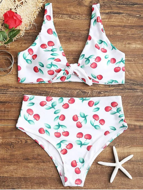 Knotted Double-Sided Bikini – Women's Quick-Dry Swimwear S–L