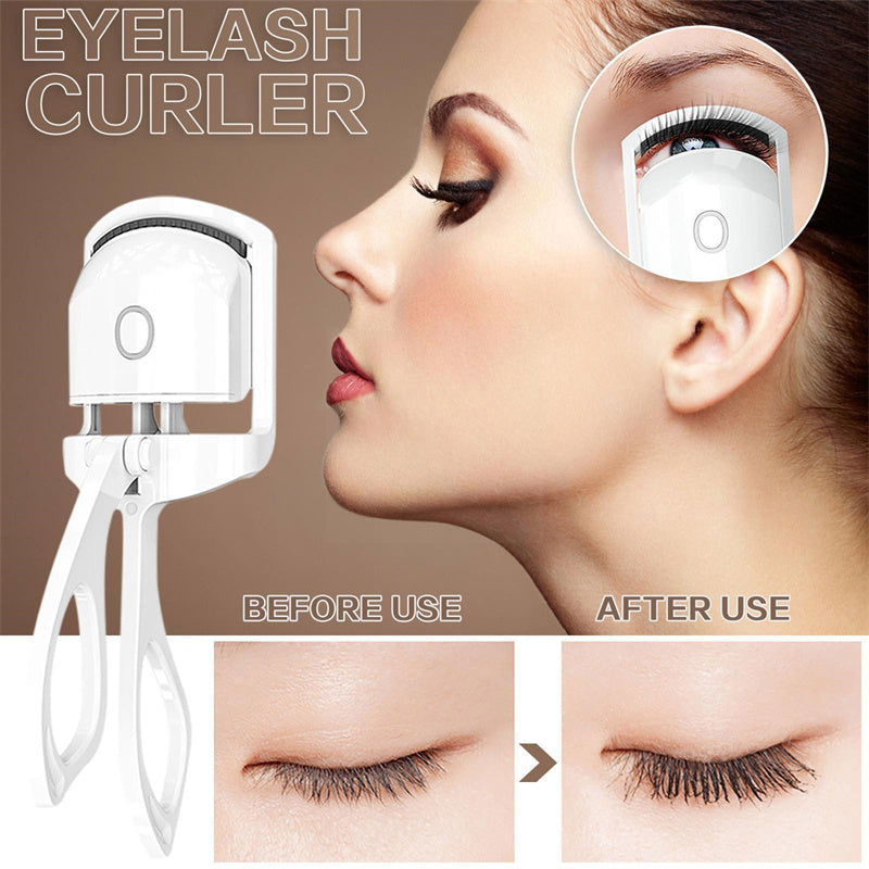 USB Heated Electric Eyelash Curler Green – AdriaPulse