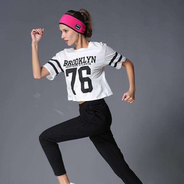 Kabelloses Bluetooth-Stirnband – Sport- & Yoga-Kopfhörer