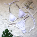 Solid Color Sexy Strapless Bikini – Women's Swimwear