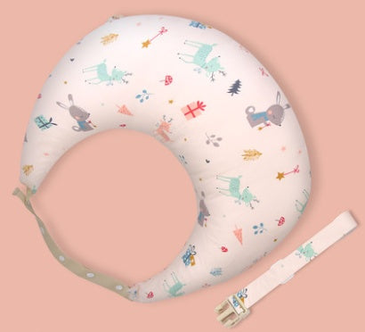 Nursing Pillow – Multifunction Maternity Breastfeeding Cushion with Washable Cover & Shoulder Strap