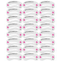 Eyebrow Stencil Card Set – 24 Reusable DIY Brow Shaping Templates