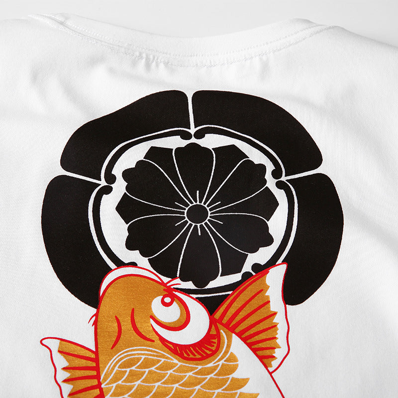 Wave Print T-Shirt | Oversized Cotton Graphic Tee – Unisex