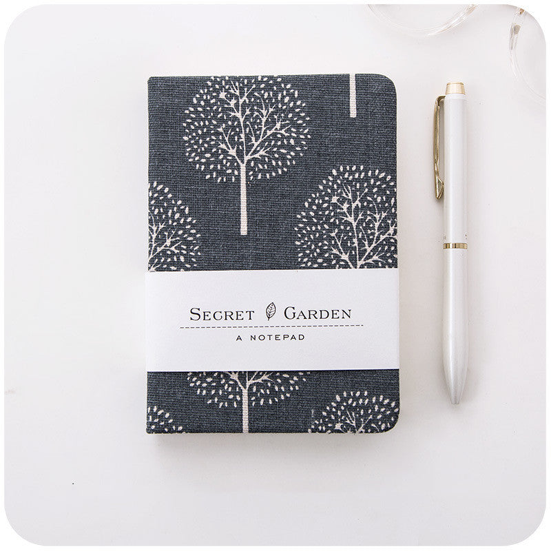 A6 Wire-Bound Notebook with Pen – Cloth Cover Diary & Journal for Women | 50 Sheets | 6 Colors