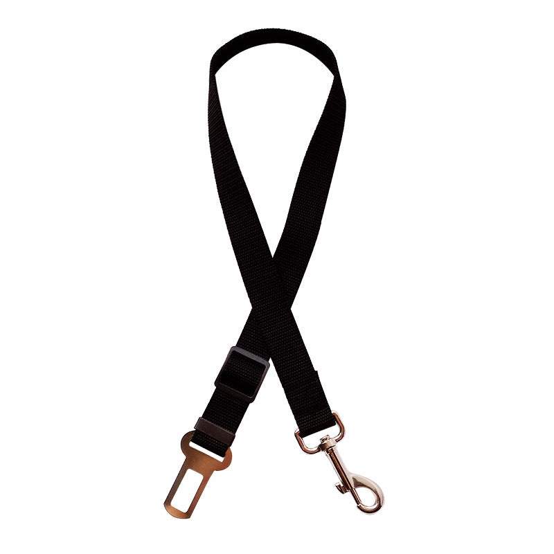 Pet Car Seat Belt – Adjustable Dog & Cat Harness with Safety Clip | 7 Colors
