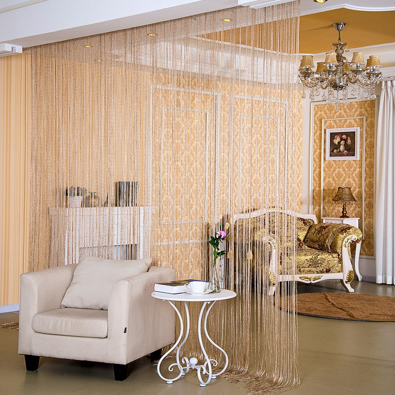 Silver Thread Sheer Curtain  AdriaPulse