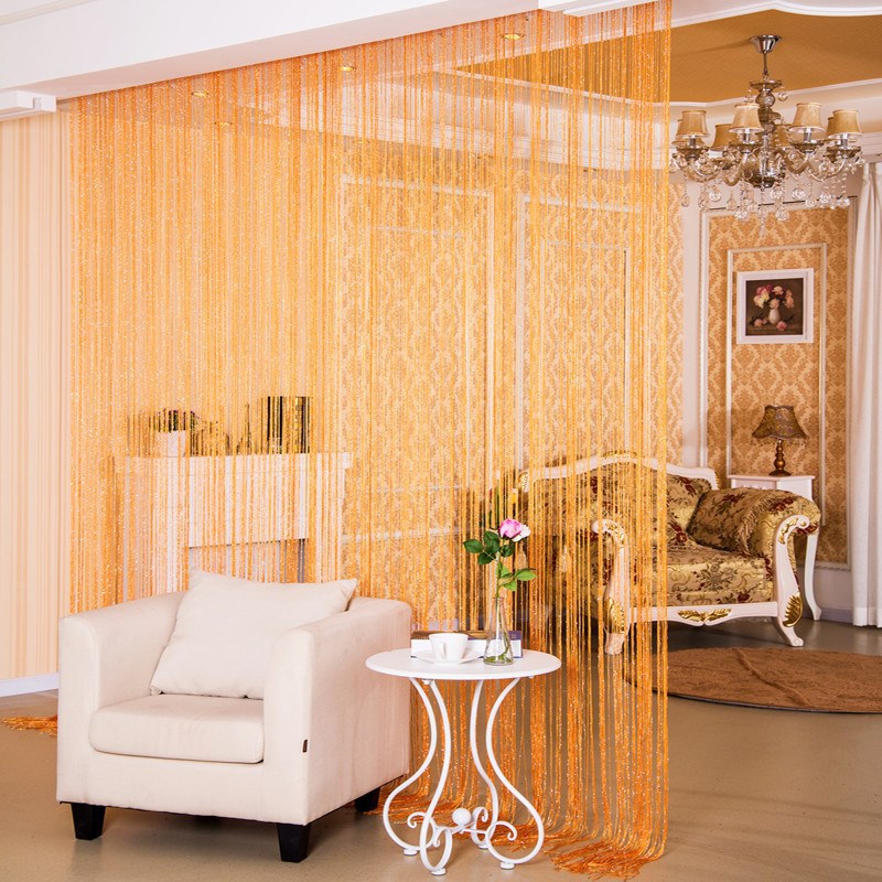 Silver Thread Sheer Curtain  AdriaPulse