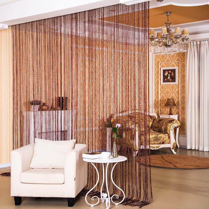 Silver Thread Sheer Curtain  AdriaPulse