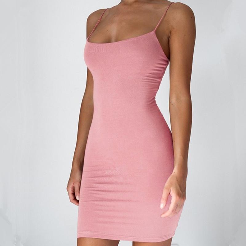 Halter Neck Bodycon Mini Dress Women  AdriaPulse 