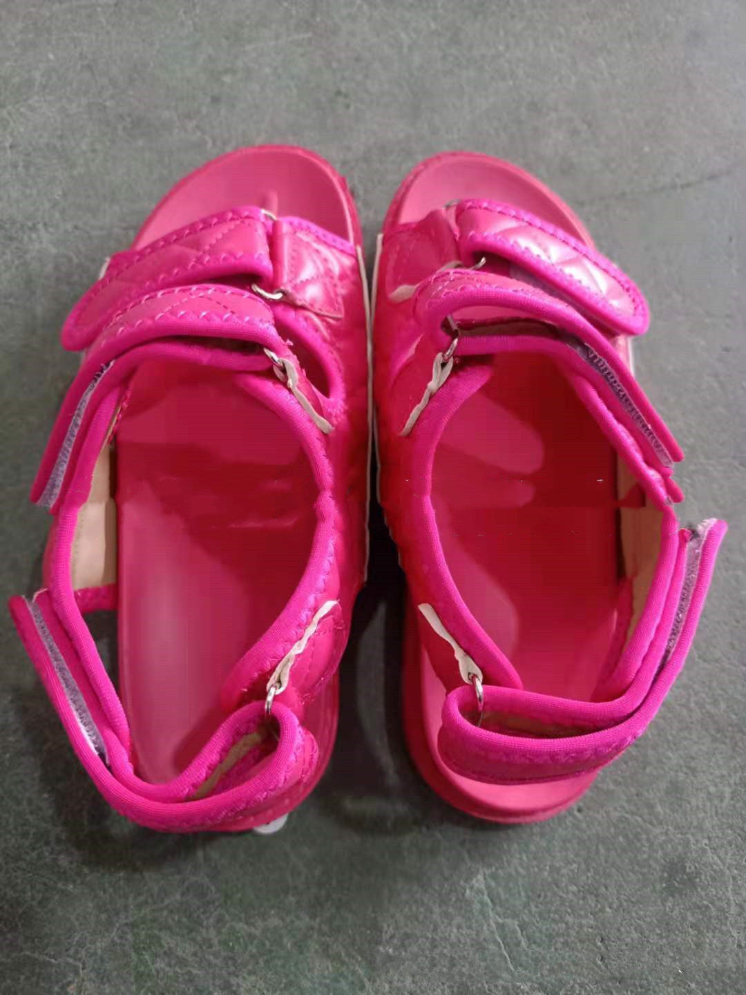 Women's Velcro Beach Sandals – Breathable Flat Summer Sandals