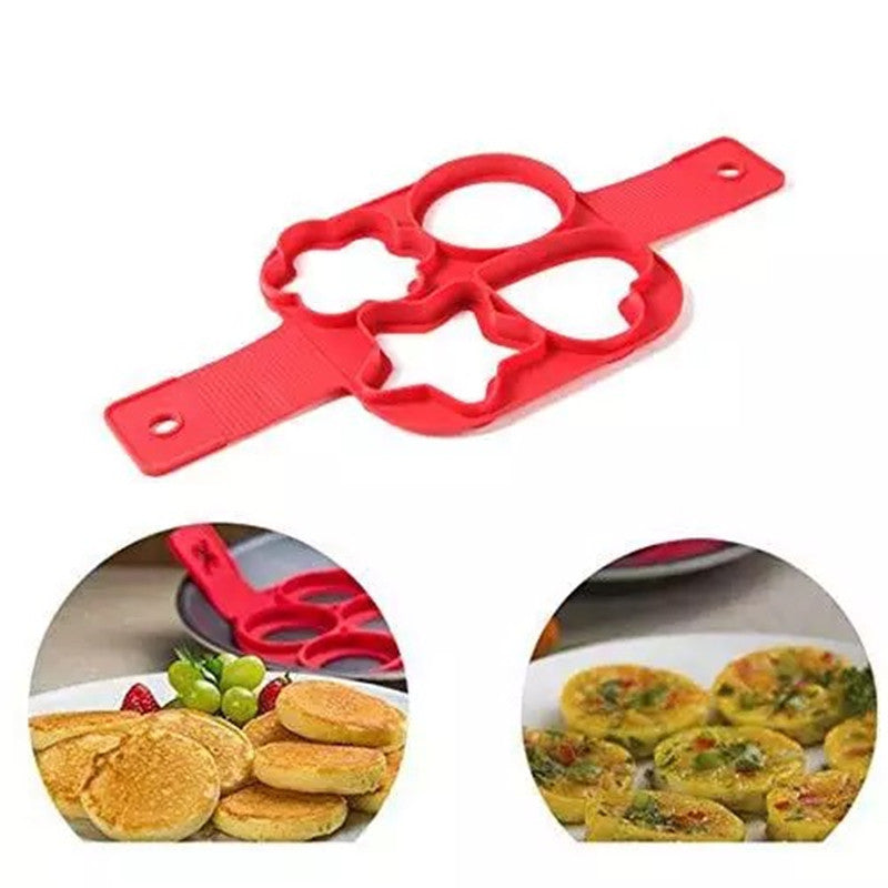 Silicone Egg & Pancake Ring Mold – Non-Stick Breakfast Cooking Tool