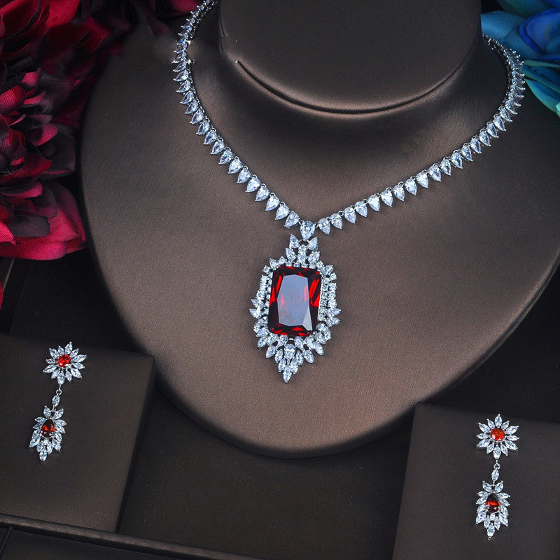 Gold Strass Ohrringe Set | Kristall Tropfenschmuck – Damengeschenk