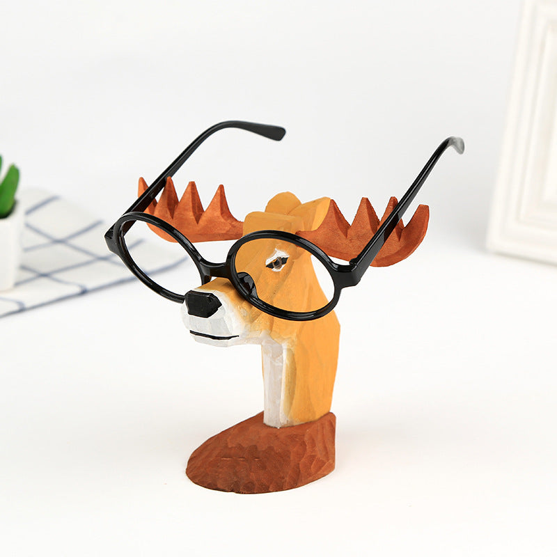 Animal Wooden Glasses Frame – Retro Basswood Home Decor, 10 Designs
