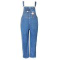 Maternity Denim Overalls – Loose Belly-Support Suspender Pants for Pregnancy
