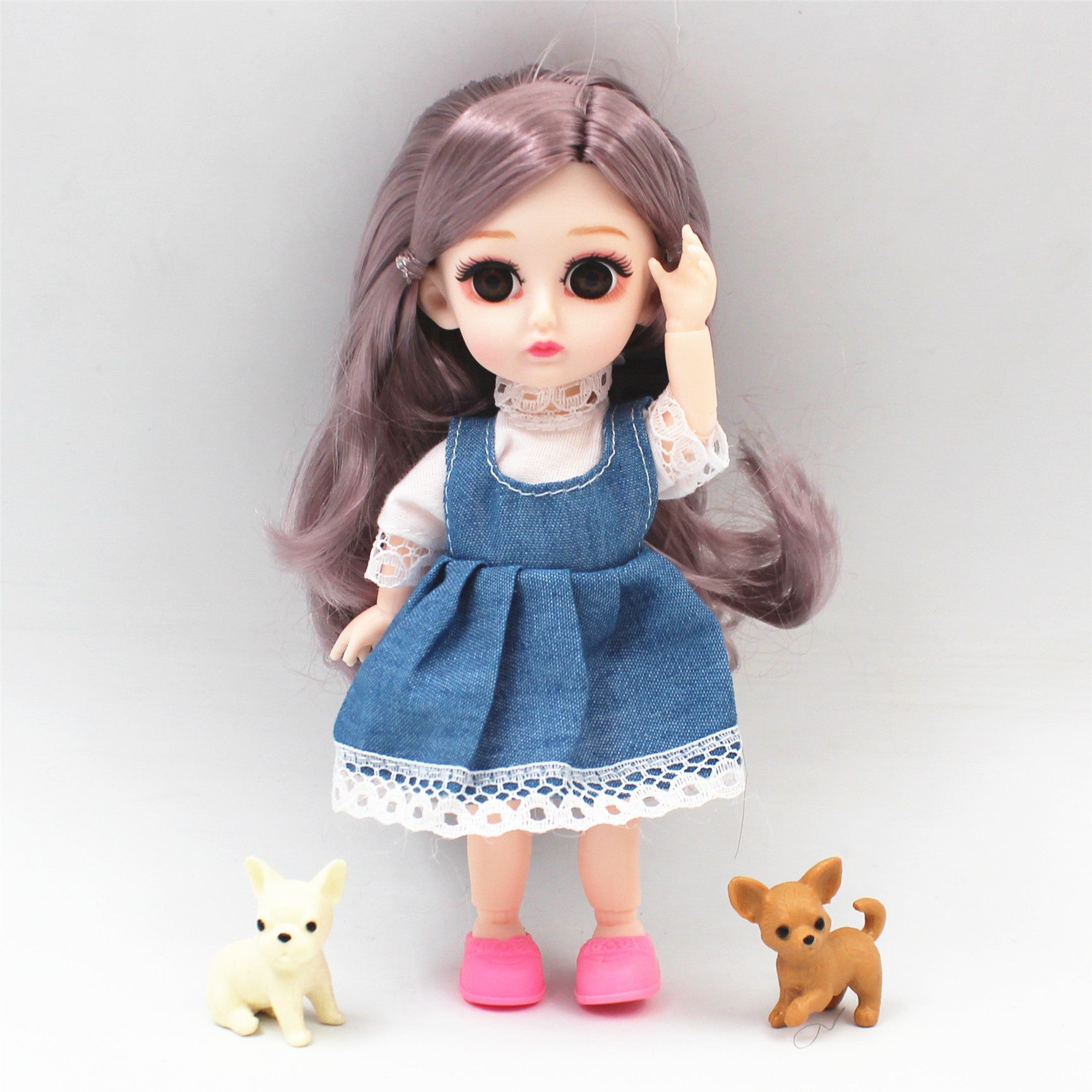 Little Loli Miniature Fashion Doll – 15.5cm Dress-Up Doll for Cake Toppers, Gifts & Decoration | 6 Styles