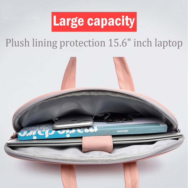 PU Leder Damen Laptoptasche Notebook Tragetasche Aktentasche Für Macbook Air 13.3 14 15.6 Zoll Herren Handtaschen Schulter Maus Tasche