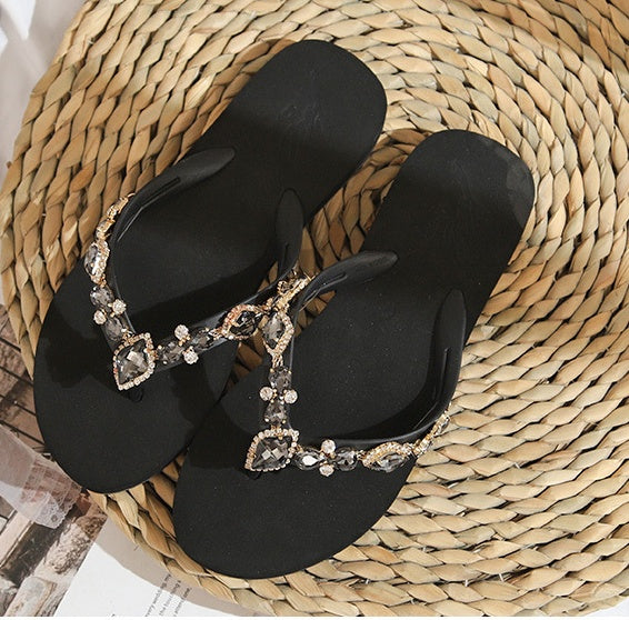 Freizeit-Flip-Flops für Damen – Atmungsaktives Gewebe, rutschfeste Sandalen