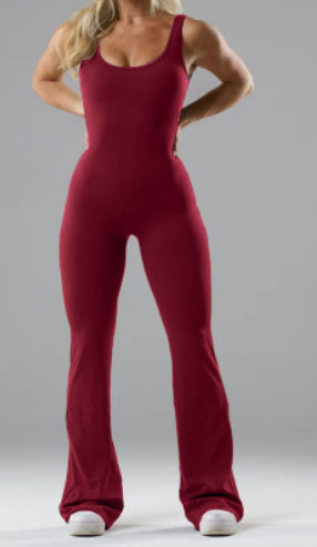 Women's Backless Yoga Jumpsuit – Slim Fit Hip Lift Activewear