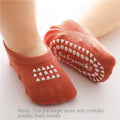 Children's Spring And Summer New Thin Anti-slip Ankle Socks Solid Color Room Socks