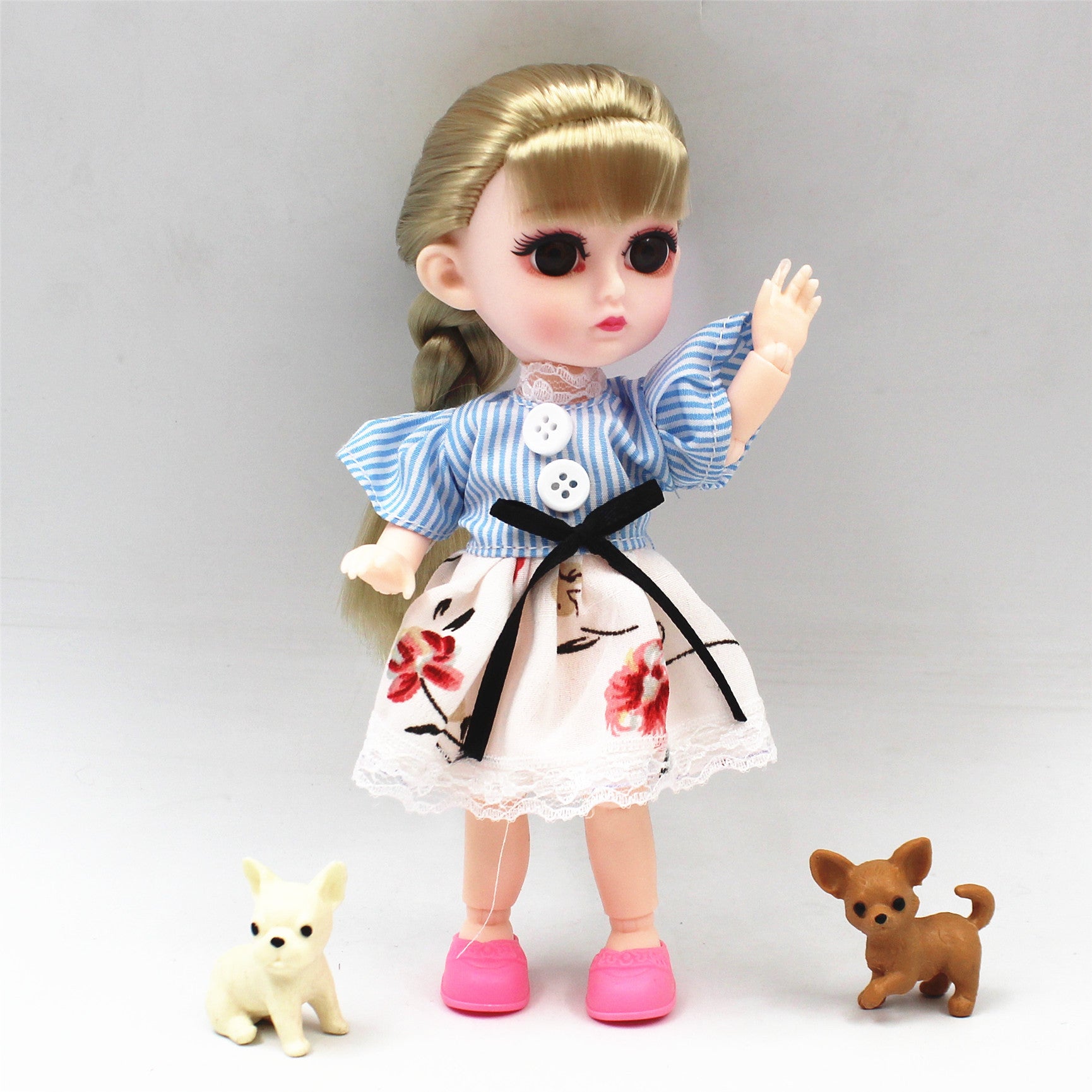Little Loli Miniature Fashion Doll – 15.5cm Dress-Up Doll for Cake Toppers, Gifts & Decoration | 6 Styles