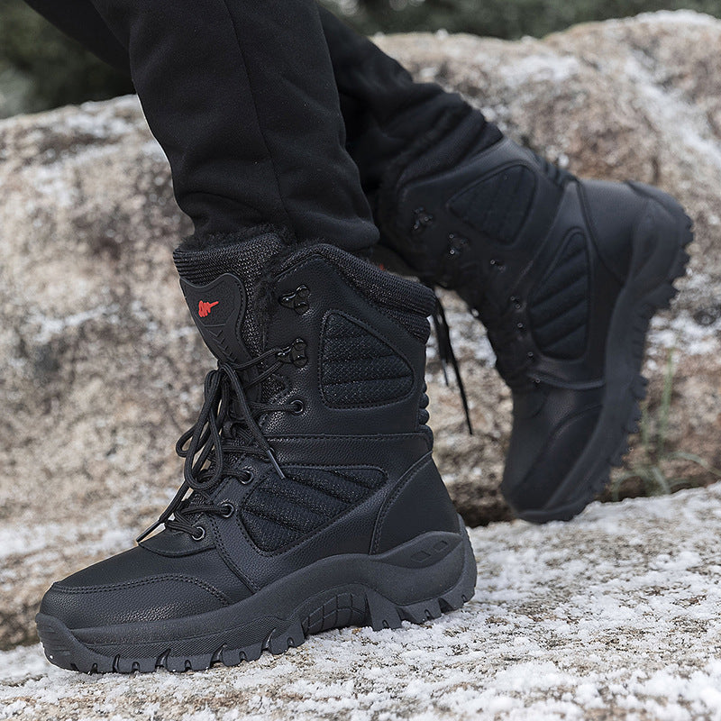 Schneestiefel Herren Ski Isolierung Baumwollschuhe Wasserdicht Und Kältebeständig
