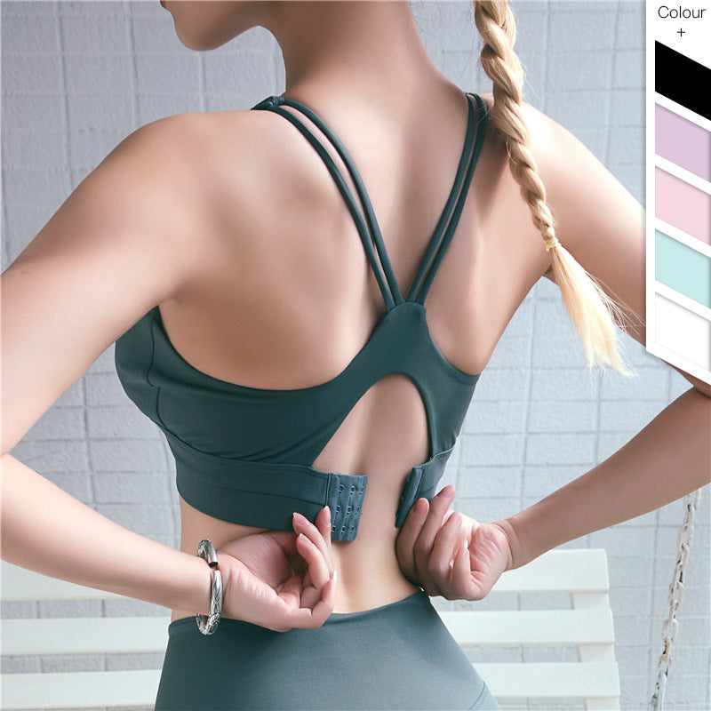 Verstellbarer Sport-BH mit Ringerrücken | Stützender Workout-BH – Damen